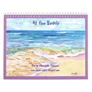 På Beach Hawaiian Kauai Kalender
