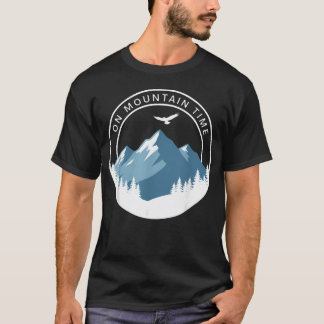 På Bergstid Hiking Trails Vintage Camping T Shirt