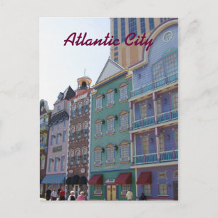 På Boardpromenaden—Atlantic City, NJ Vykort
