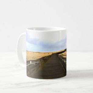 På Boardpromenaden, Long Beach, Washington Kaffemugg