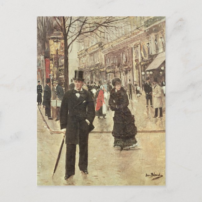 På Boulevard Vykort (Framsida)