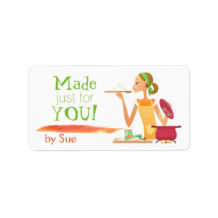På Bra Taste (Anpassningsbar Food/Baking Labels) Adressetikett
