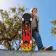 På brandskiss skateboard bräda 21,5 cm (Outdoor 1)