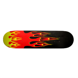 På brandskiss skateboard bräda 21,5 cm