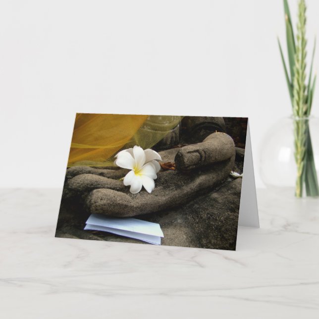 På Buddhas hand Notecard Anteckningskort (Framsida)