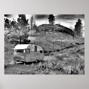 På burk skinka för B&W 56 Shasta Poster