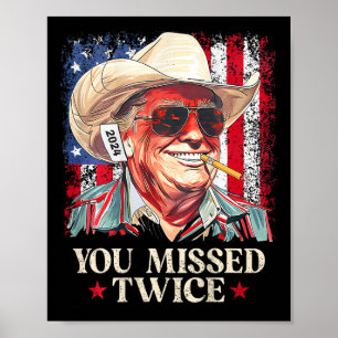 (på Byck) Du missade två Westerna Cowboytrump 20 Poster