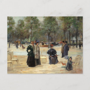 På Champs-Élysées Louis Abel-Truchet Vykort