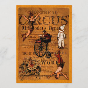 På cirkusen inbjudningar