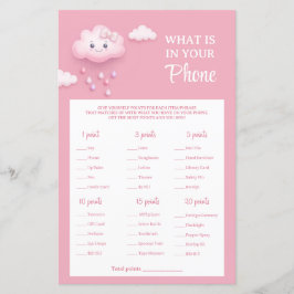 På Cloud Niine rosa Girl What in Your Mobil Game
