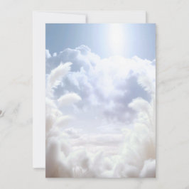 På Cloud Nine 9 Pampas Möhippa BLANK Inbjudningar