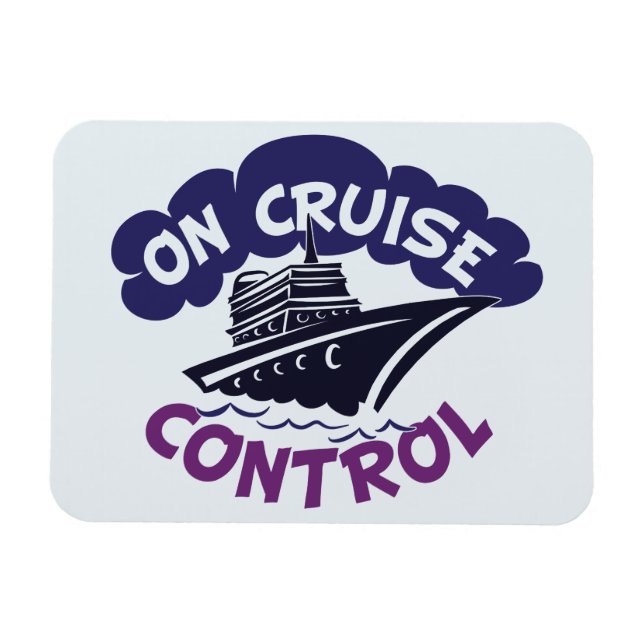 På Cruise Control Funny Stateroom Door Cabin Magnet (Horisontell)
