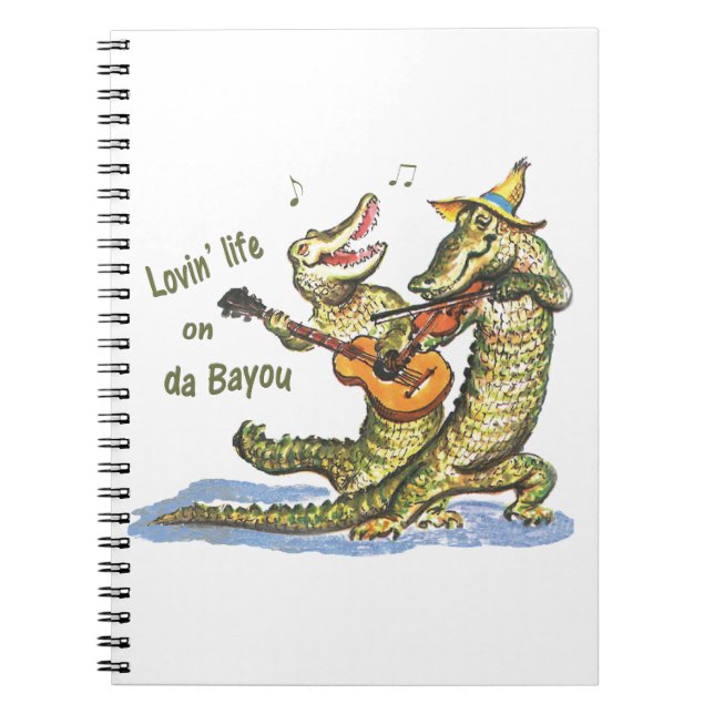 På da Bayou Anteckningsbok (Framsidan)