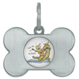 På da Bayou Namnbricka Husdjur