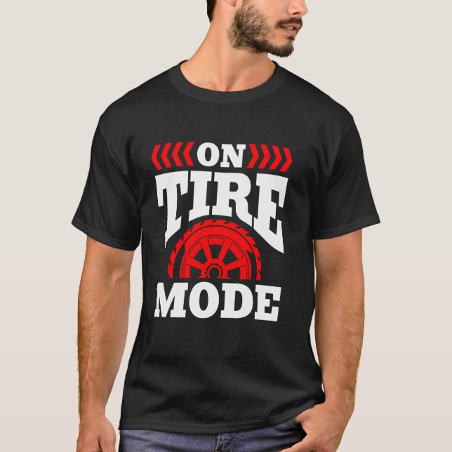 På Däck-läge Däck-gubbe T Shirt (Framsida)