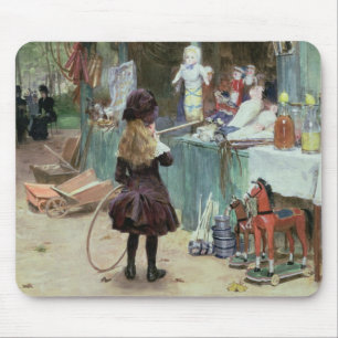 På de Champs-Elysees trädgårdarna c.1897 (gouac Musmatta