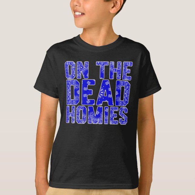 På Dead Homies Sticker T Shirt (Framsida)