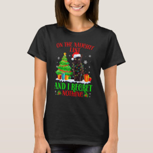 På Den Busiga Jul Listan Och Jag Ångrar Ingenting  T Shirt