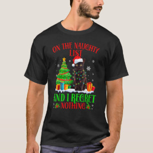 På Den Busiga Jul Listan Och Jag Ångrar Ingenting T Shirt
