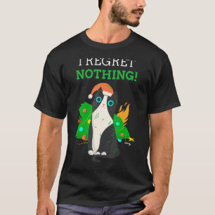 På Den Busiga Listan Och Jag Ångrar Inget Jul T Shirt