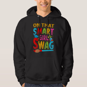 På den där smarta tjejen-Swag - Lönsam kemi-skola Hoodie