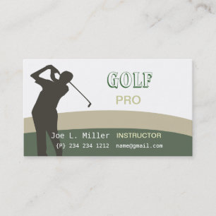 På den gröna golfen visitkort