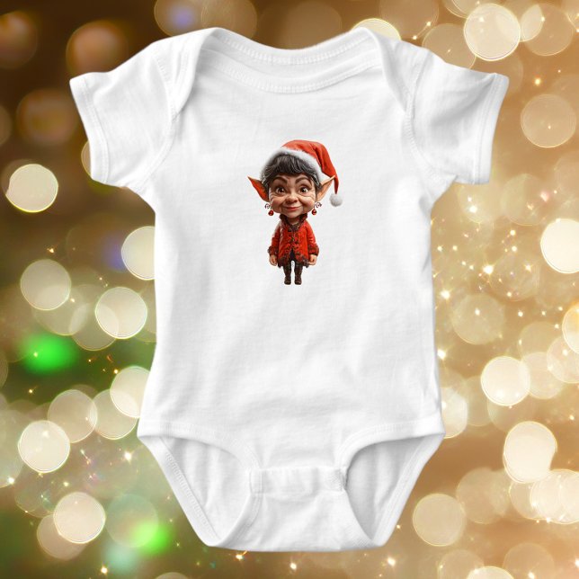 På den! Jul Elf Baby Bodykostym T Shirt (Skapare uppladdad)