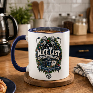 På Den Snälla Listan Midnattsskift Edition Sjukskö Mugg