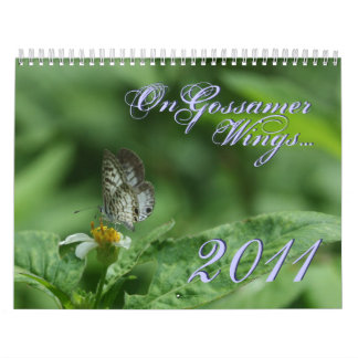 På den spindelväva vingarfjärilskalendern 2011 kalender