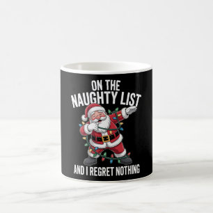 På den Stygga Listan Och Inget Ångrar Jag Tomte Kaffemugg