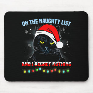 På Den Stygga Listan Och Jag Ångrar Inget Katt Jul Musmatta