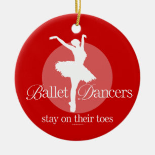 På deras leksaker (Ballet) Julgransprydnad Keramik
