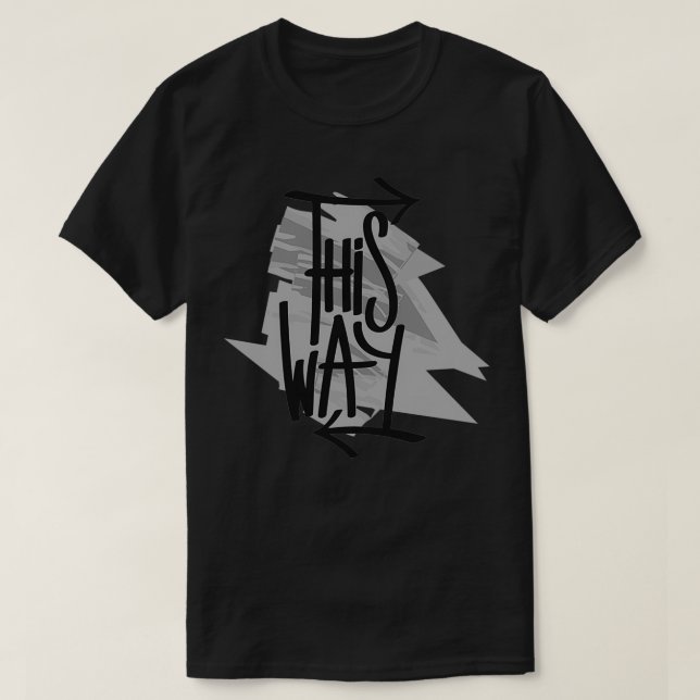 På detta sätt t shirt (Design framsida)