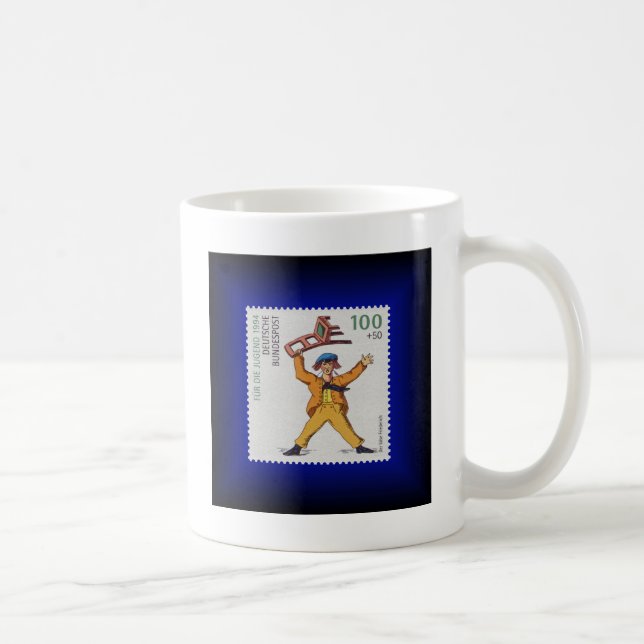 På "Die Geschichte vom bösen Friederich" Kaffemugg (Höger)