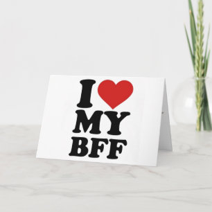 PÅ DIN *BIRTHDAY* BFF I KÄRLEK DIG (ALLTID) KORT
