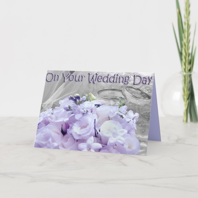 På din Bröllopsdag Kort (Framsida)