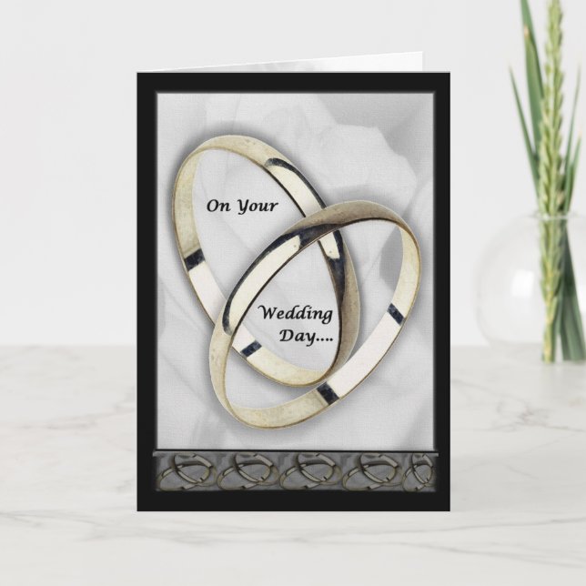 På din bröllopsdag kort (Framsida)