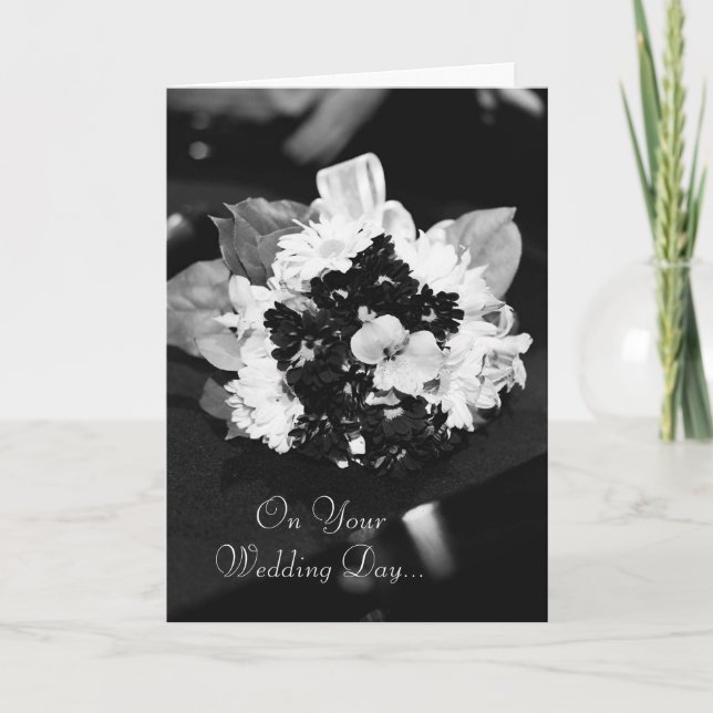 På din bröllopsdag… kort (Framsida)