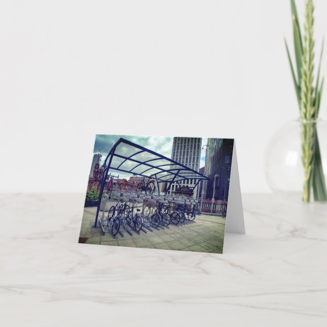 På din cykel tack kort (Framsida)