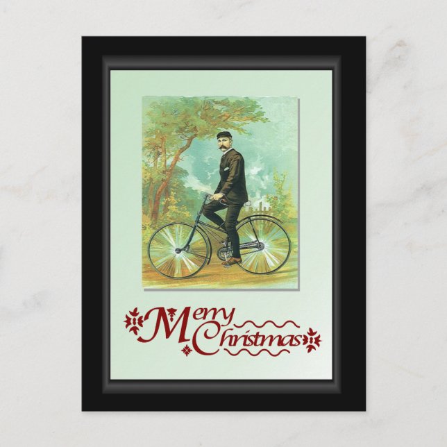 På din cykel vykort (Framsida)