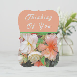 "På din födelsedag tänker jag på dig"/blommigt