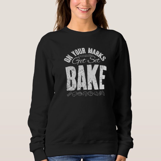 På dina märken får du setet bake Baker-bakverk T Shirt (Framsida)