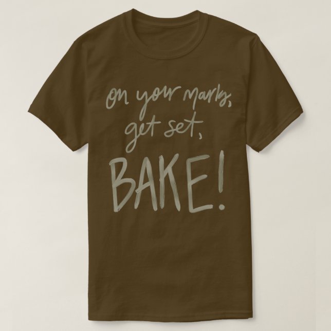På dina markeringar får du sätta upp Bake GBBO T Shirt (Design framsida)