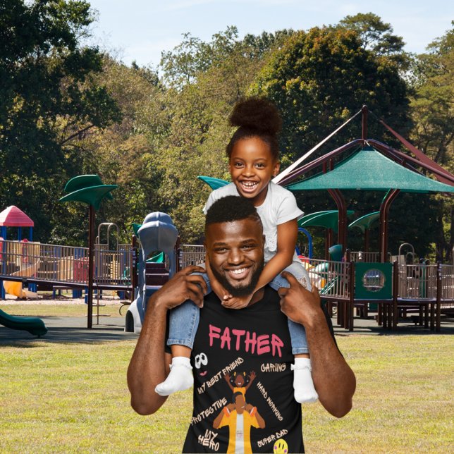 På dina skuldrar, Pappor min Hero T Shirt (Skapare uppladdad)