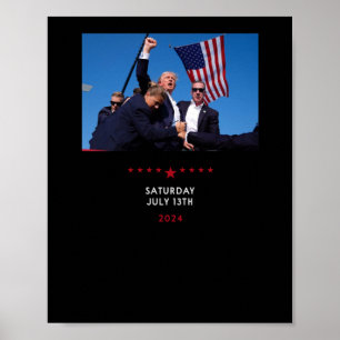 På Donald Trumps valkampanj i Pennsylvania Poster