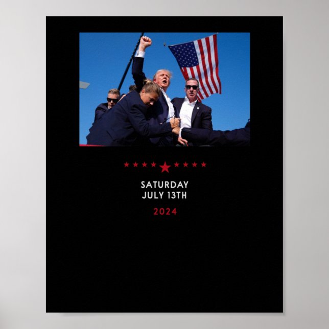 På Donald Trumps valkampanj i Pennsylvania  Poster (Framsidan)