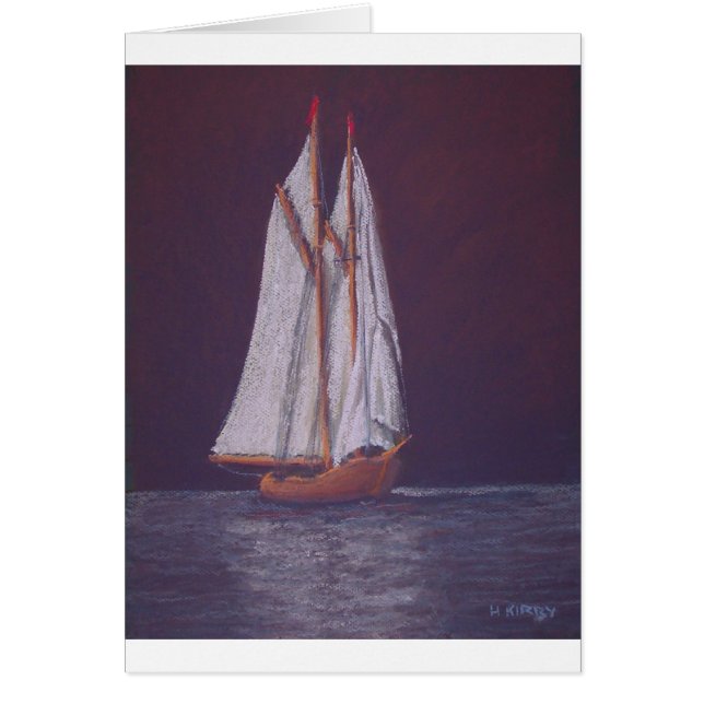 På drift hälsningskort (Framsidan)