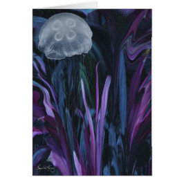 På drift i sjöjungfrun Café Hälsningskort