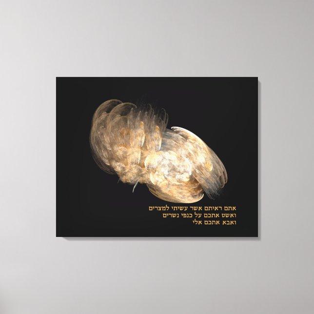 På Eagles Vingar Canvastryck (Framsida)