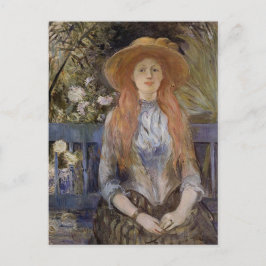 På en bänk av Berthe Morisot vykort